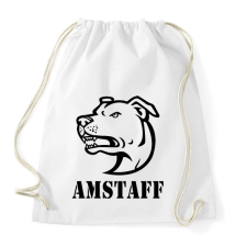 PRINTFASHION Amstaff 02 - Sportzsák, Tornazsák - Fehér tornazsák