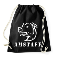 PRINTFASHION Amstaff 04 - Sportzsák, Tornazsák - Fekete tornazsák