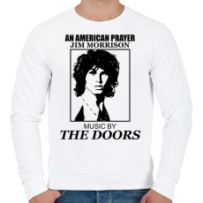 PRINTFASHION AN AMERICAN PRAYER-DRAW - Férfi pulóver - Fehér