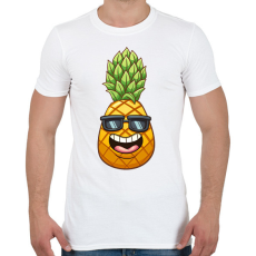 PRINTFASHION Ananász  - Férfi póló - Fehér
