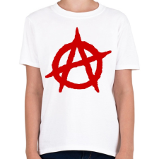 PRINTFASHION Anarchia - Gyerek póló - Fehér gyerek póló