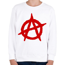 PRINTFASHION Anarchia - Gyerek pulóver - Fehér gyerek póló