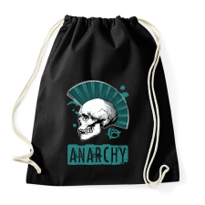 PRINTFASHION anarchy blue - Sportzsák, Tornazsák - Fekete tornazsák