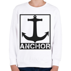 PRINTFASHION Anchor - Gyerek pulóver - Fehér