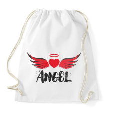 PRINTFASHION ANGEL - Sportzsák, Tornazsák - Fehér tornazsák