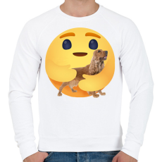 PRINTFASHION Angol cocker spániel - Férfi pulóver - Fehér