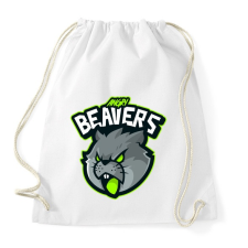 PRINTFASHION Angry Beavers - Sportzsák, Tornazsák - Fehér tornazsák
