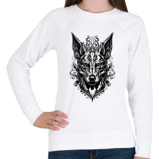 PRINTFASHION angry cerberus - Női pulóver - Fehér