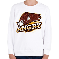 PRINTFASHION Angry Eagles - Gyerek pulóver - Fehér