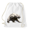 PRINTFASHION Angry Polar Bear - Sportzsák, Tornazsák - Fehér
