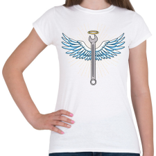 PRINTFASHION Angyali szerelő - Női póló - Fehér női póló