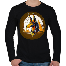 PRINTFASHION anibus - Férfi hosszú ujjú póló - Fekete