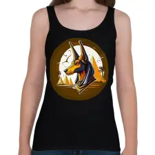 PRINTFASHION anibus - Női atléta - Fekete női trikó
