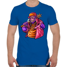 PRINTFASHION ANIMAL - Férfi póló - Királykék férfi póló