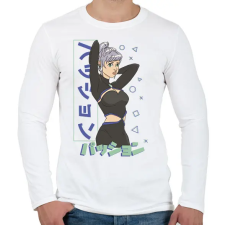PRINTFASHION Anime csaj - Férfi hosszú ujjú póló - Fehér férfi póló