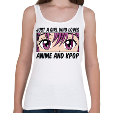 PRINTFASHION Anime és kpop - Női atléta - Fehér