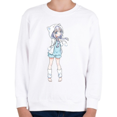 PRINTFASHION anime - Gyerek pulóver - Fehér