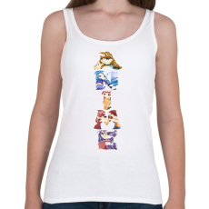 PRINTFASHION Anime - Női atléta - Fehér