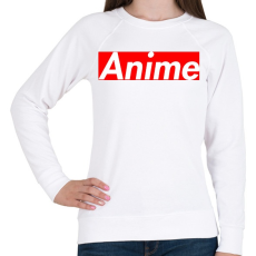 PRINTFASHION ANime - Női pulóver - Fehér
