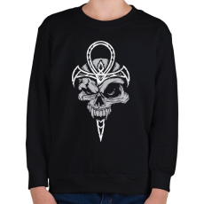 PRINTFASHION Ankh - Gyerek pulóver - Fekete