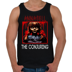 PRINTFASHION ANNABELLE - Férfi atléta - Fekete