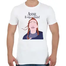 PRINTFASHION Anne, E-vel a végén! - Férfi póló - Fehér férfi póló