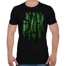 PRINTFASHION Anonymous bináris kód - Férfi póló - Fekete férfi póló