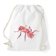 PRINTFASHION ant-hangya-polominta - Sportzsák, Tornazsák - Fehér tornazsák