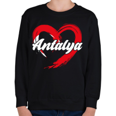 PRINTFASHION Antalya - Gyerek pulóver - Fekete