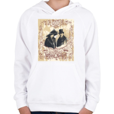 PRINTFASHION Antik divat - Gyerek kapucnis pulóver - Fehér gyerek pulóver, kardigán