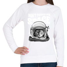 PRINTFASHION Antiszociális macska - Női pulóver - Fehér