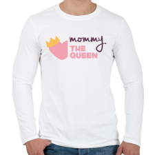 PRINTFASHION Anya a királynő - Férfi hosszú ujjú póló - Fehér férfi póló