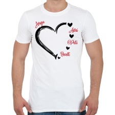 PRINTFASHION Anya és gyerekek - Férfi póló - Fehér férfi póló