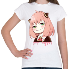 PRINTFASHION Anya Forger minta (Spy x Family) - Női póló - Fehér női póló