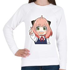 PRINTFASHION Anya Forger - Női pulóver - Fehér női pulóver, kardigán