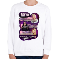 PRINTFASHION anya - Gyerek pulóver - Fehér gyerek pulóver, kardigán