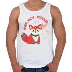 PRINTFASHION Anya kicsi indiánja - Férfi atléta - Fehér