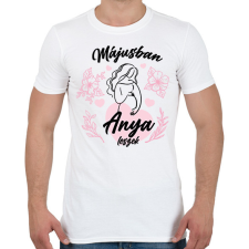 PRINTFASHION Anya leszek - Hónappal (fekete) - Férfi póló - Fehér férfi póló