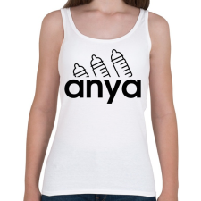 PRINTFASHION Anya - Női atléta - Fehér női trikó