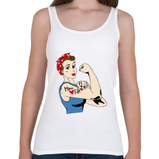 PRINTFASHION Anya - Női atléta - Fehér