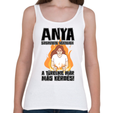 PRINTFASHION Anya szeretete végtelen - Női atléta - Fehér női trikó