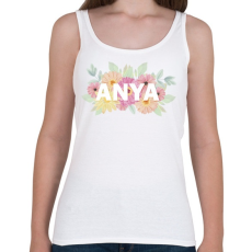 PRINTFASHION Anya virágokkal - Női atléta - Fehér