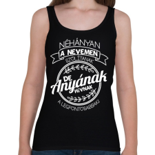 PRINTFASHION Anyának hívnak a legfontosabbak - Női atléta - Fekete női trikó