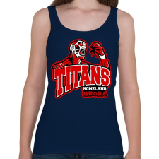 PRINTFASHION AOT Homeland - Női atléta - Sötétkék női trikó