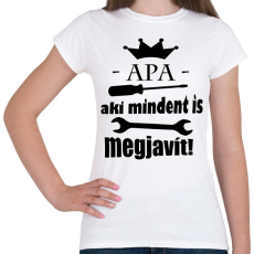 PRINTFASHION Apa aki... - Női póló - Fehér