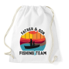 PRINTFASHION Apa&fia Horgász - Sportzsák, Tornazsák - Fehér