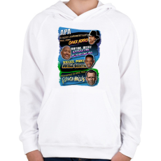 PRINTFASHION Apa - Gyerek kapucnis pulóver - Fehér