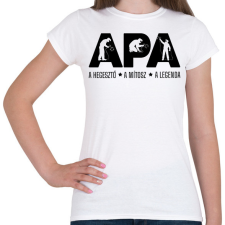 PRINTFASHION Apa - hegesztő - Női póló - Fehér női póló