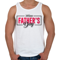 PRINTFASHION Apák napja - Férfi atléta - Fehér