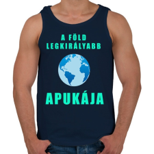 PRINTFASHION APÁKNAPJÁRA1 - Férfi atléta - Sötétkék atléta, trikó